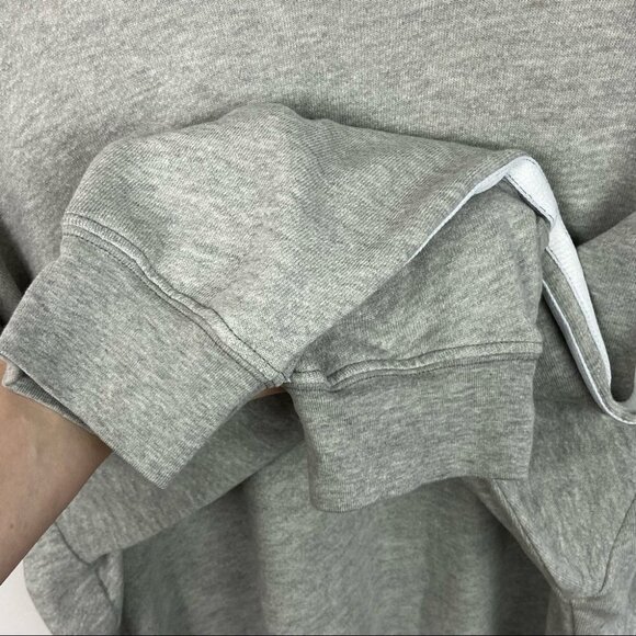 Xirena Champ Grey Sands Sweatshirt Size Large Drawstring Waist Relaxed Fit Boho - Picture 6 of 11